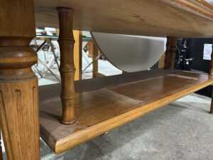 Mid-century timber coffee table - 4