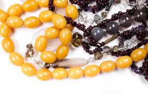 A collection of semi precious bead necklaces - 4