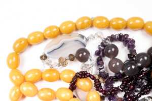 A collection of semi precious bead necklaces - 5