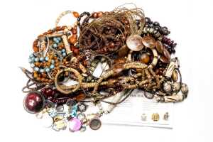 A collection of costume jewellery