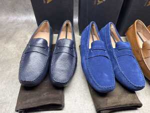 Four NEW pairs of Nappa Tori Australia leather men's shoes, size UK 12 - 2