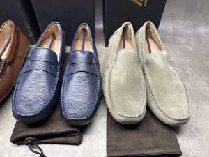 Four NEW pairs of Nappa Tori Australia leather men's shoes, size UK 12 - 3