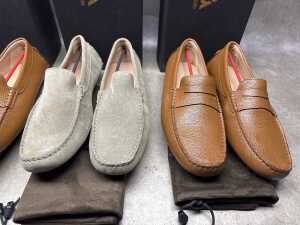 Four NEW pairs of Nappa Tori Australia leather men's shoes, size UK 10 - 3