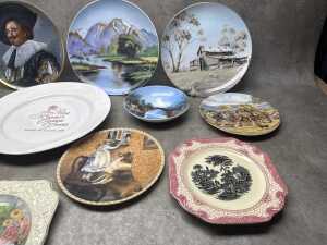 Assorted ceramic cabinet plates and bowls - 3