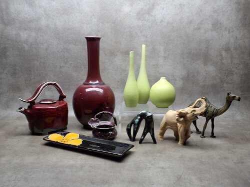 Mostly ceramic decorative items