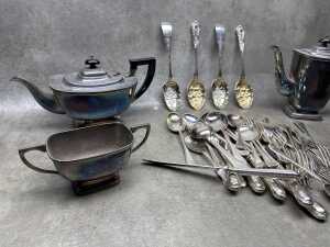 Group of silver-plate - 3