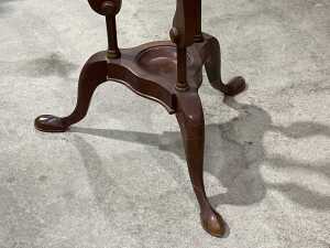 Timber pedestal plant stand - 3