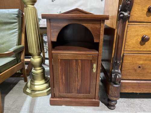 Vintage mahogany bedside table