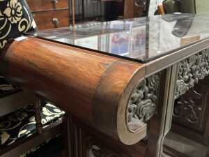 Chinese Qing-style rosewood alter table - 3