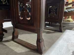 Chinese Qing-style rosewood alter table - 4