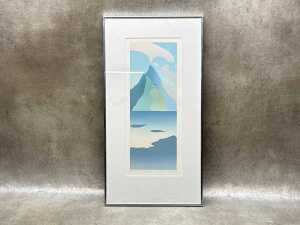 Malcolm Warr, 'Mitre Peak', 1985, 78/150. Screen print on paper