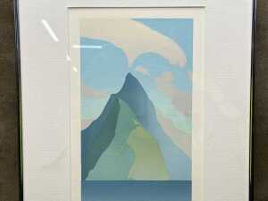 Malcolm Warr, 'Mitre Peak', 1985, 78/150. Screen print on paper - 2