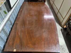 Mahogany chest of five drawers - 4