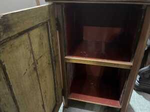 Marble top pot cupboard - 3