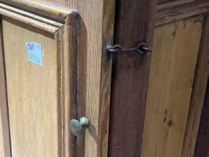 Marble top pot cupboard - 6