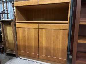 Mid-century teak display cabinet - 3