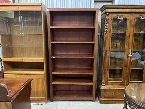 Solid timber bookcase