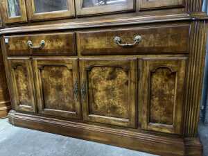 Antique style 2-piece wall unit - 3
