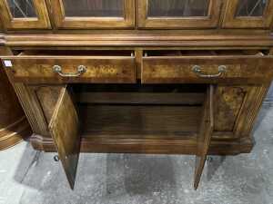 Antique style 2-piece wall unit - 5