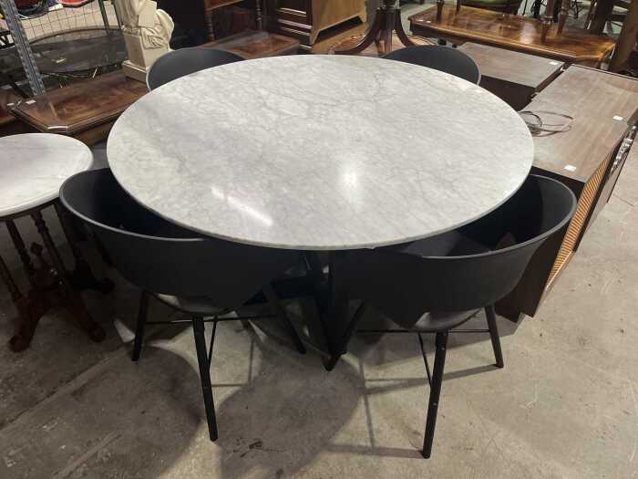 Aurora MK2 style five-piece dining suite