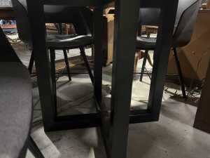 Aurora MK2 style five-piece dining suite - 4
