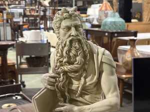 A. Gionelli after Michelangelo, Moses. Plaster reproduction statue, 1968 - 2
