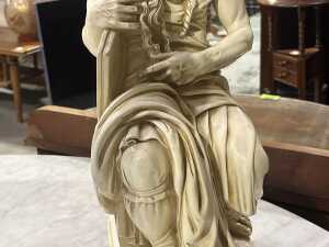 A. Gionelli after Michelangelo, Moses. Plaster reproduction statue, 1968 - 4
