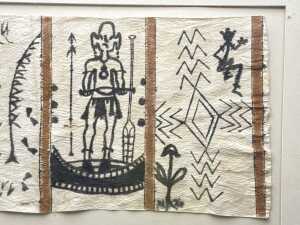 Framed traditional tapa cloth - 3