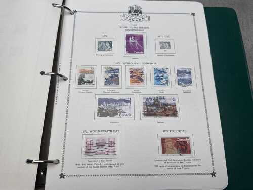 Collection of Canadian stamps
