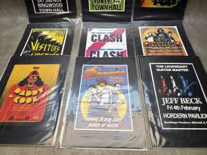 Collection of music-related reproduction posters - 2