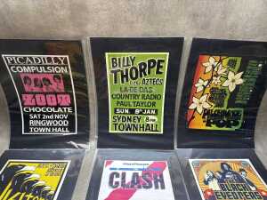 Collection of music-related reproduction posters - 3