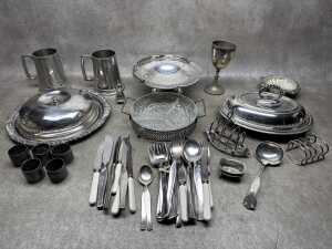 Silver plate and metalware