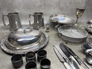 Silver plate and metalware - 3