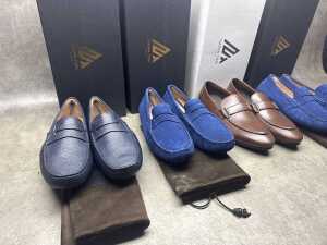 Four NEW pairs of Nappa Tori Australia leather men's shoes, size US 10 - 2
