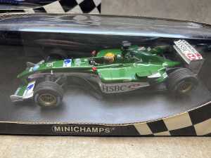 Two Minichamps model cars, Jaguar and Peugeot - 3