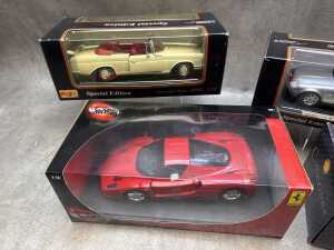 Four model cars, Maisto, Hot Wheels and Collezione - 2