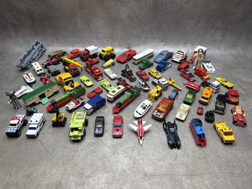 Vintage toy vehicles