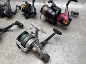 Five fishing reels - 2