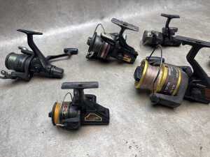 Six fishing reels - 2