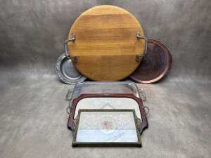 Assorted trays