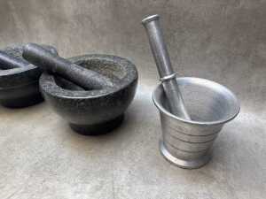 Four mortars and pestles - 3