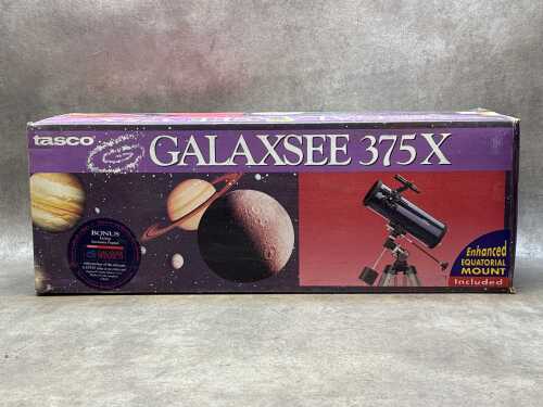 Tasco Galaxsee 375X telescope