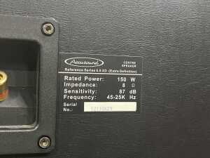 Accusound Series 6.6XD speaker system - 3