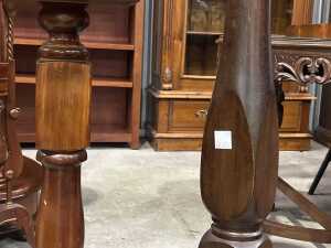 Two timber pedestals - 4