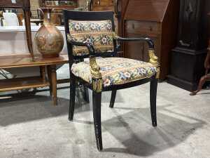 French Empire armchair