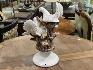 Capodimonte nesting doves ceramic figural group - 4