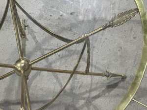 Round glass occasional table - 3