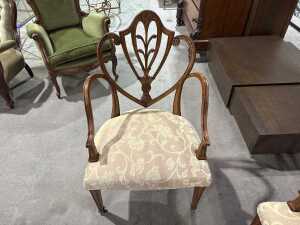 Pair of George III style armchairs - 2