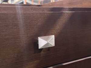 Pair of modern timber bedside tables - 4