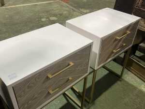 Pair of modern bedside tables - 2